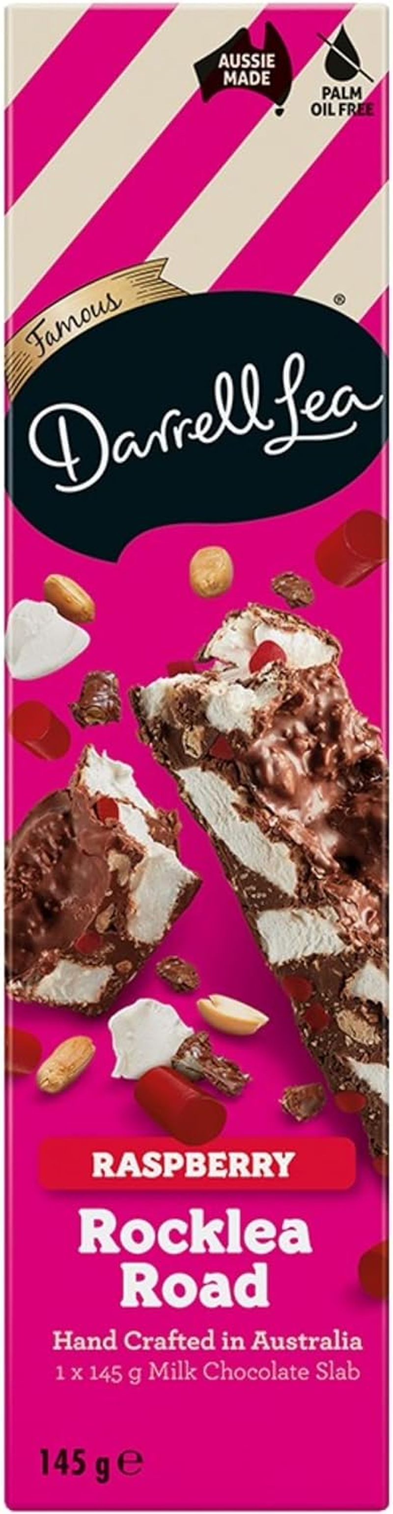 Darrell Lea Rocklea Road Raspberry Milk Chocolate 145 G image number 3