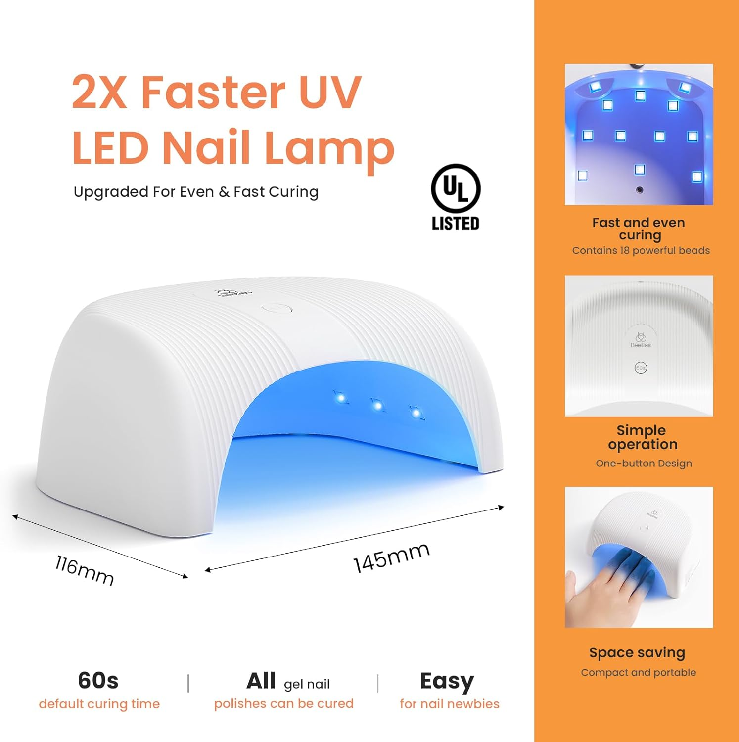 Beetles 28Pcs Gel Nail Polish Starter Kit with U V Light 36W LED Nail Lamp 12 Fall Gel Nail Polish Colors Gel Base Top Coat Pink Green Glitter Gel Polish Set Salon DIY Home Nail Decoration