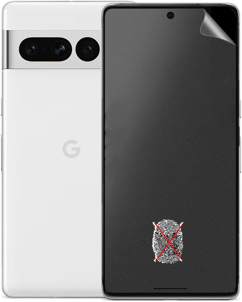 SRSRROP 3X Matte Screen Protectors for Google Pixel 7 Pro (6.7 Inches), Anti-Glare Matte Screen Protector, Anti-Fingerprint Screen Protector image number 5