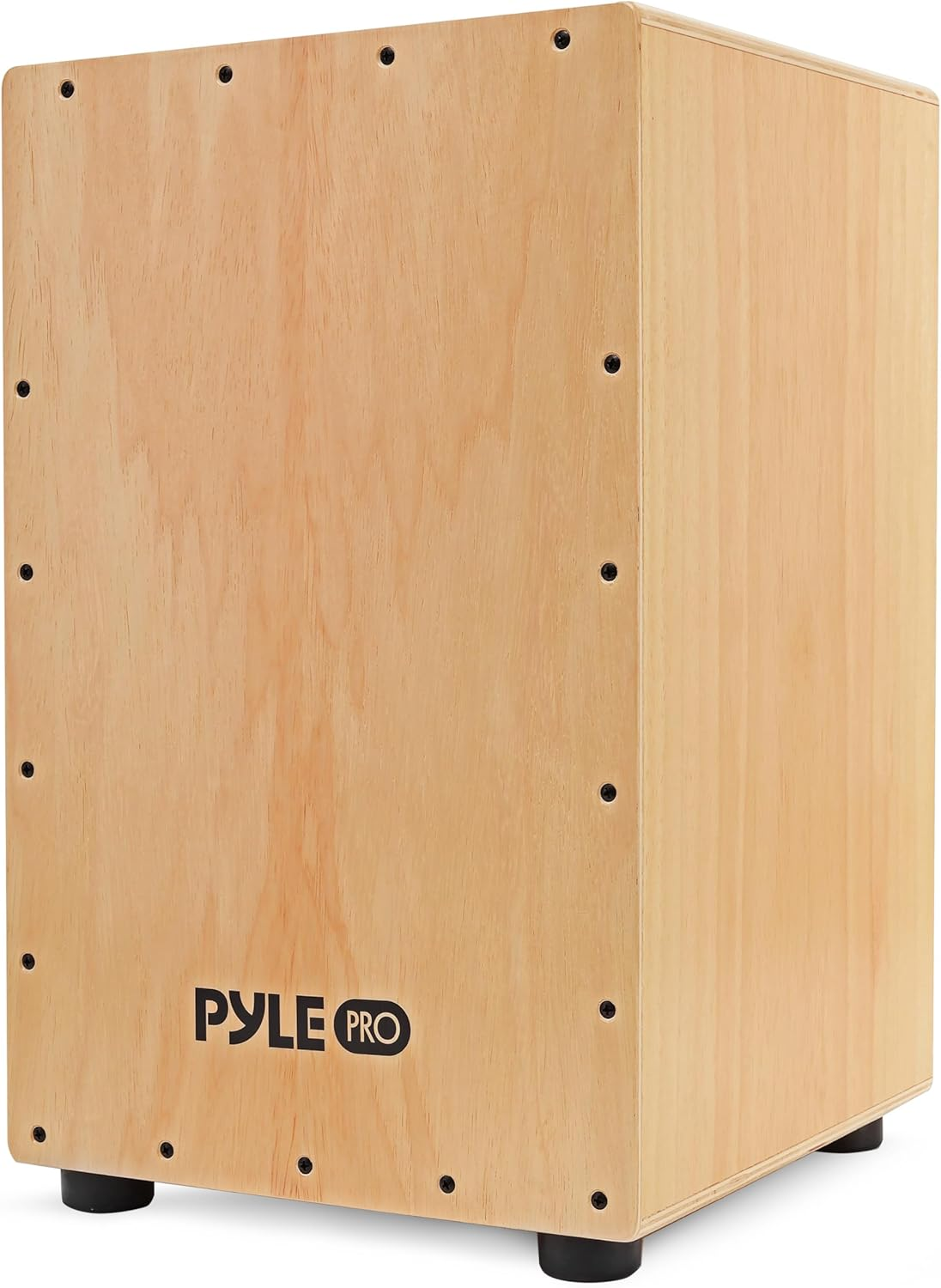 Pyle String Cajon - Wooden Percussion Box, with Internal Guitar Strings, Medium Size (PCJD18) image number 5
