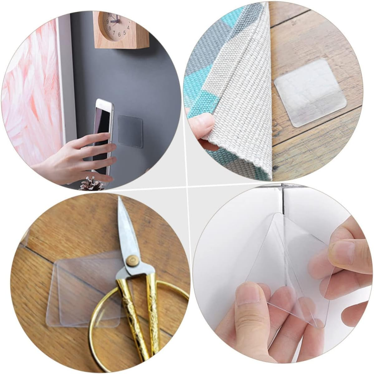 Tofficu 20Pcs Gel Sticker Double Sided Stickers for No-Trace Use for Boys and Girls Crafts and DIY Projects image number 6