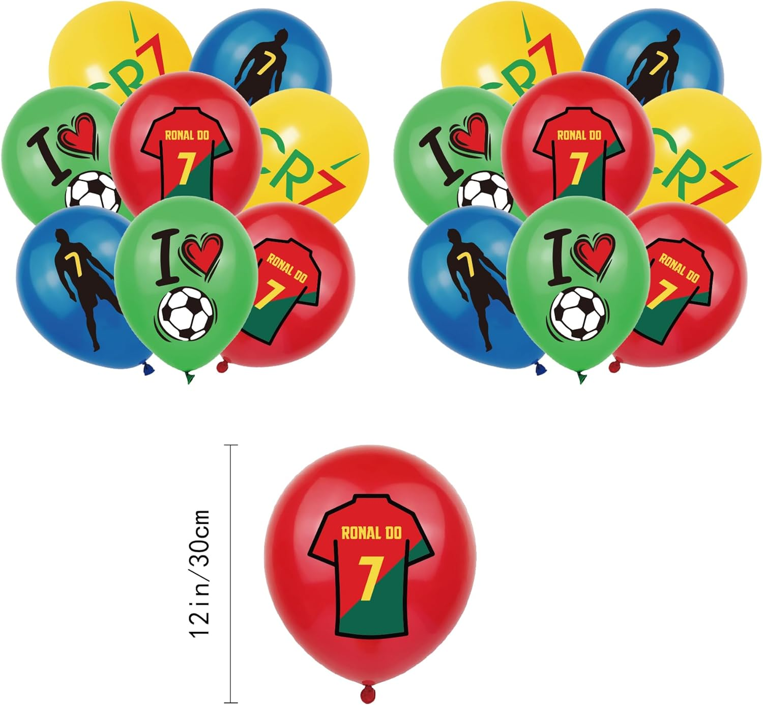 Soccer Balloons, Football Cupcakes, Football Banner, Football Centerpieces, Football Party Decorations Kit for Birthday Party Supplies, Soccer Theme Party Decorations image number 4