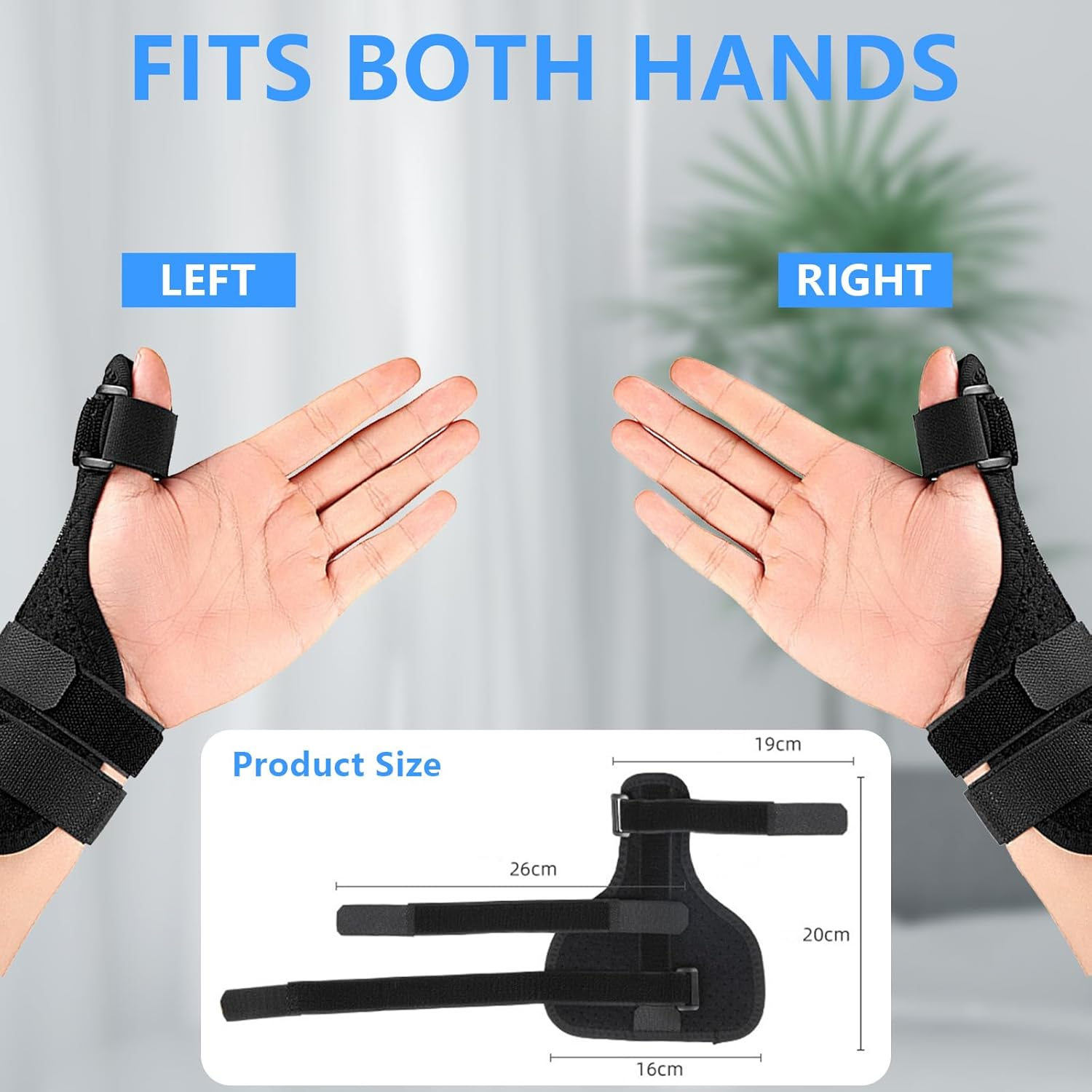 Thumb Brace, Wrist Splint Stabilizer for Arthritis, Carpal Tunnel Thumb Spica Support Strap to Assist in Thumb Rehabilitation,Tendonitis, Sprains, Wrist Brace Fits Both Hands Unisex