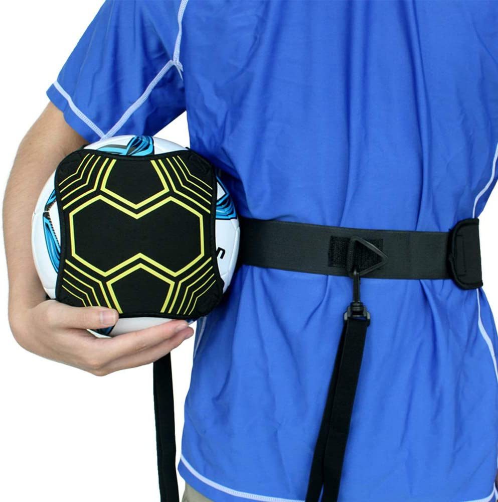 Senston Football Kick Trainer, Football Kick Throw Practice Training for Beginner with Adjustable Black Waist Belt image number 6