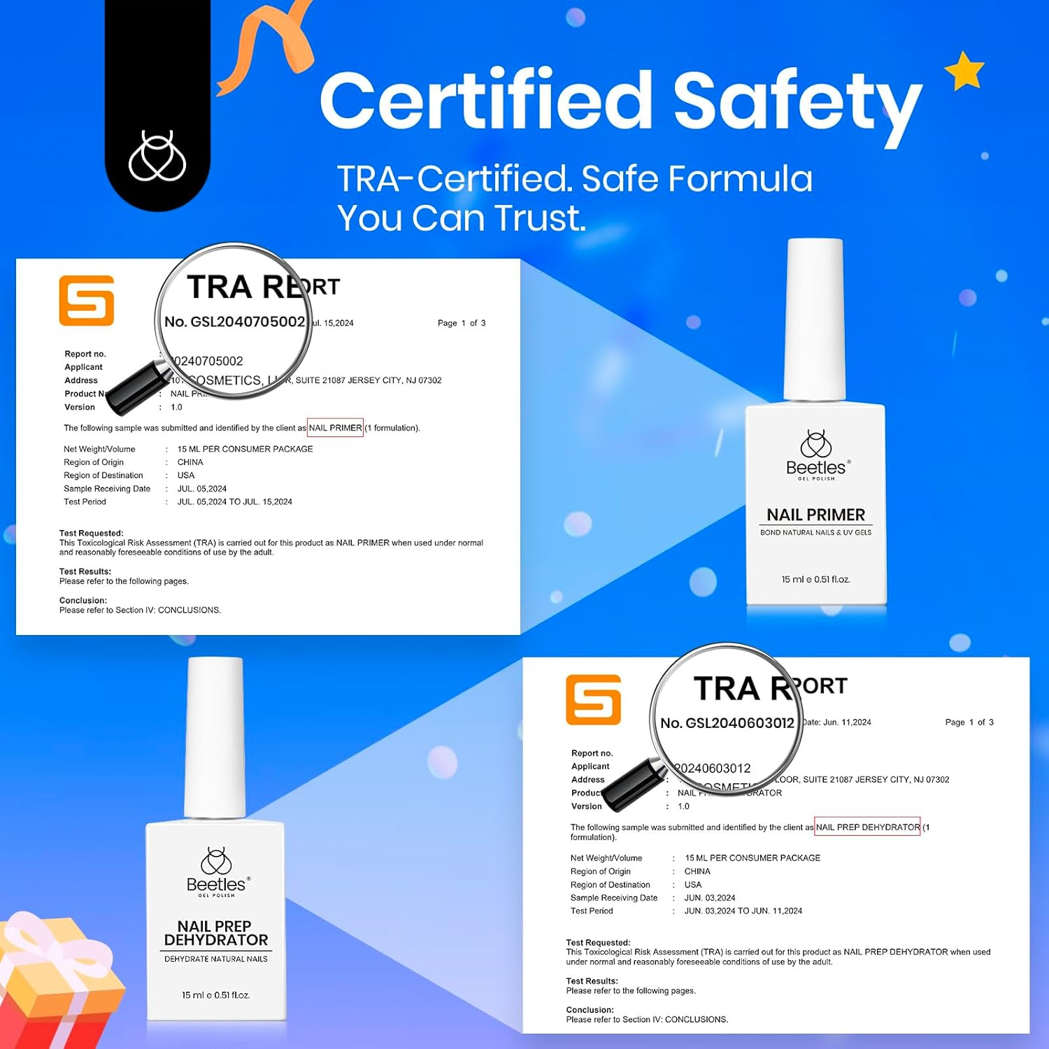 Beetles 15Ml Nail Dehydrator & Primer Set &ndash; Acid-Free, Hema-Free, Fast-Dry Bonding Prep for Acrylic & Gel Nails &ndash; Professional Salon Quality image number 4