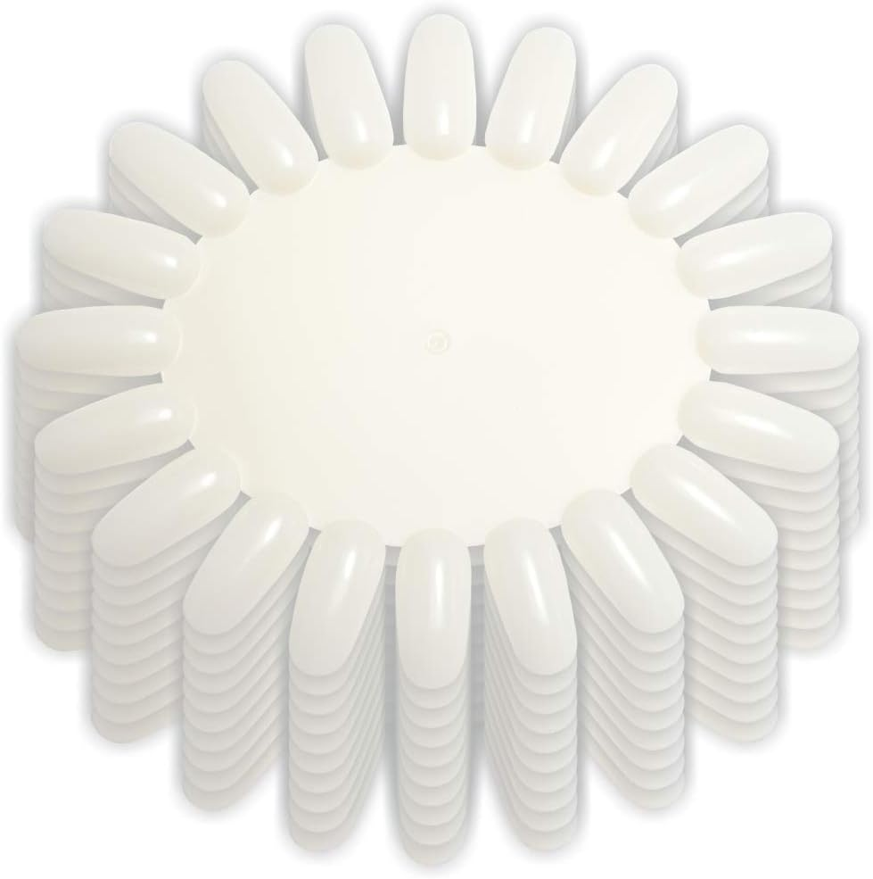 NAILFUN 10 Nail Art Display Wheels with 20 Tips