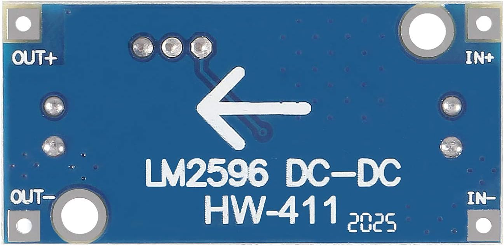 4Pack LM2596 DC-DC Buck Converter, Adjustable Step down Voltage Regulator 3-40V to 1.5-35V High Efficiency Power Supply Volt Reducer Transformer Module image number 6