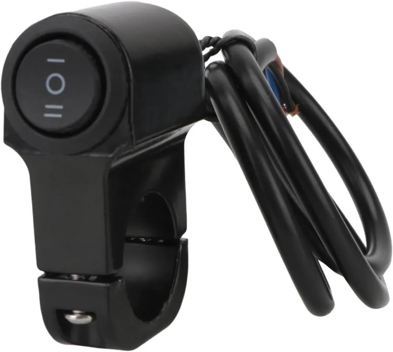 Brake Fog Light Switch 12V Motorcycle Headlight Switch Spotlight Fog Light Button Retro Moto Pit Dirt Bike Motorbike Accessories for ATV Handlebar 22Cm image number 2