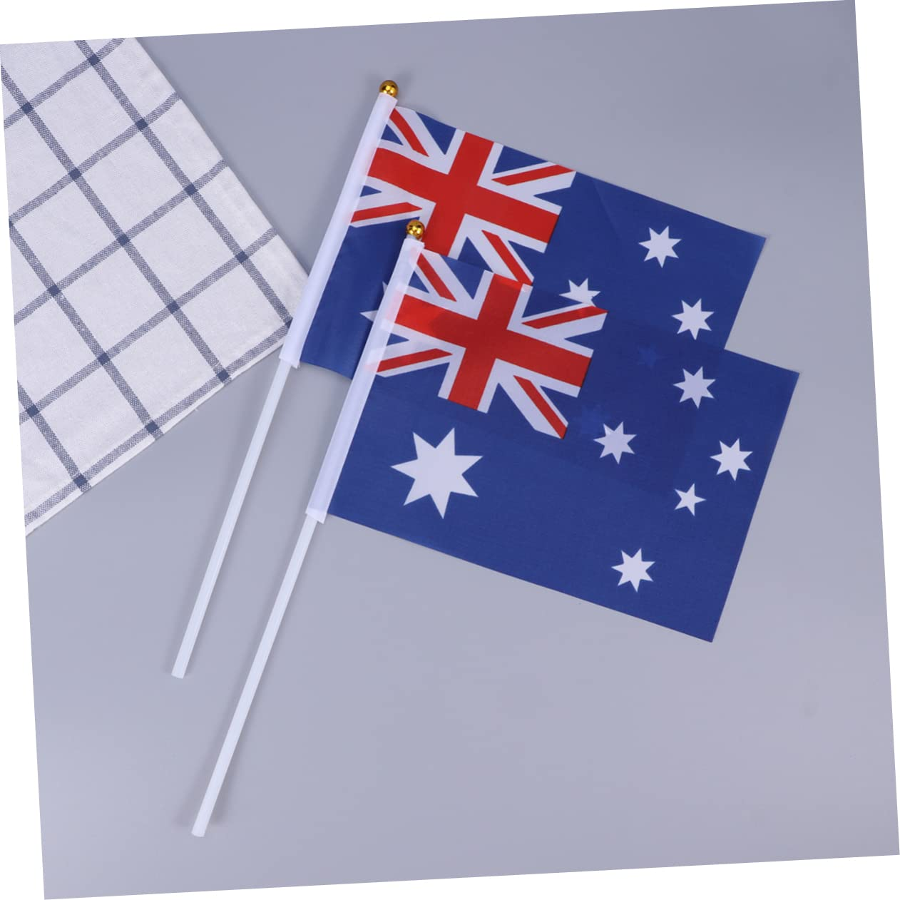 CAXUSD 50Pcs Hand Held Australia Stick Flags Small Country Flags Stick for Parties Celebrations and Decorations for Events image number 4