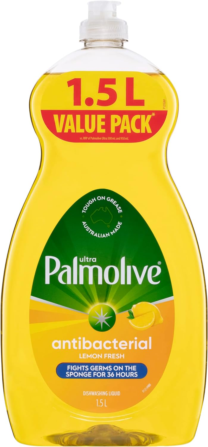 Palmolive Dish Ultra Strength Concentrate Antibacterial Dishwashing Liquid, 1.5L, with Lemon Extracts image number 1