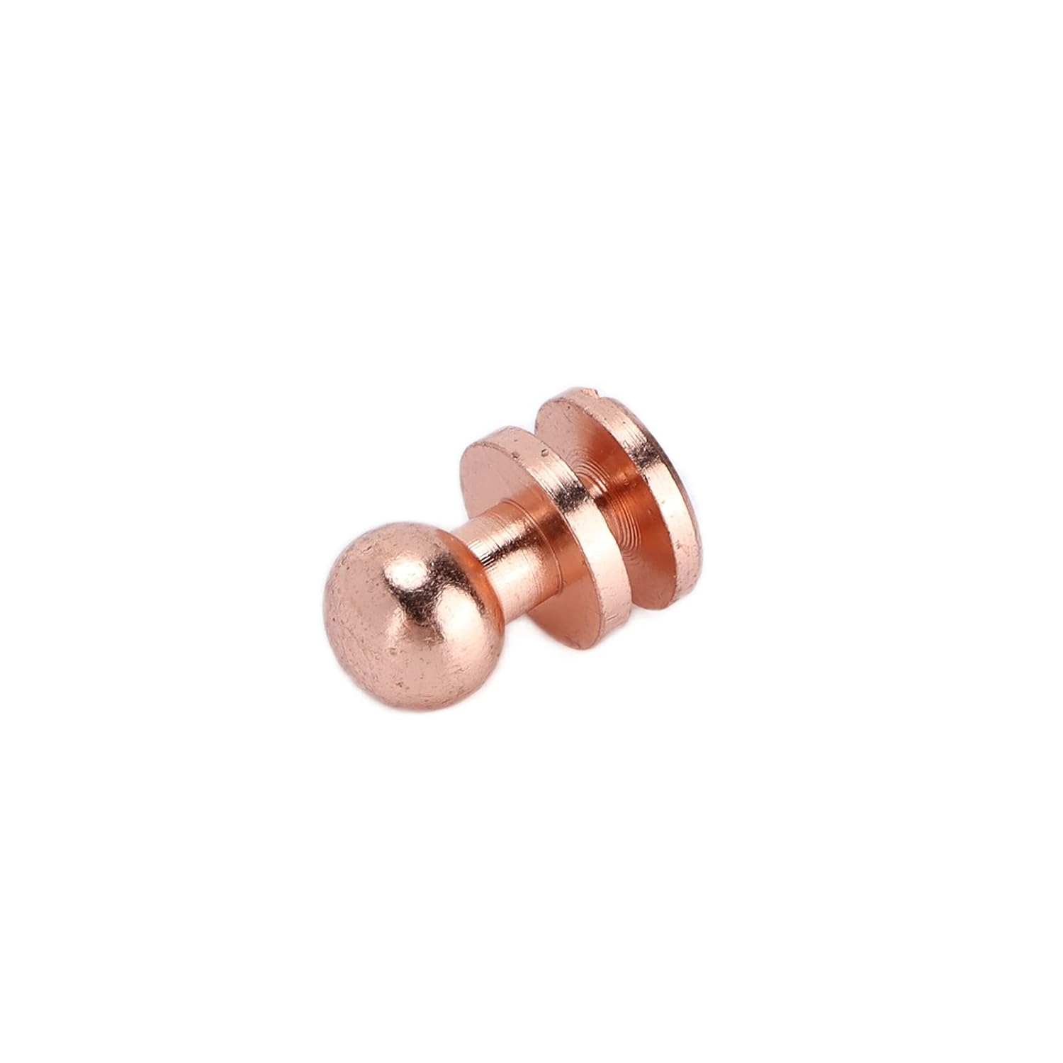 Monk Head Brass Rivets, anti Oxidation, Rose Gold Hardware Accessories, 20 Sets, for Belts, Purses, Handbags, Shoes, Clothes, Leather, DIY Projects (Lst7X6Mm)