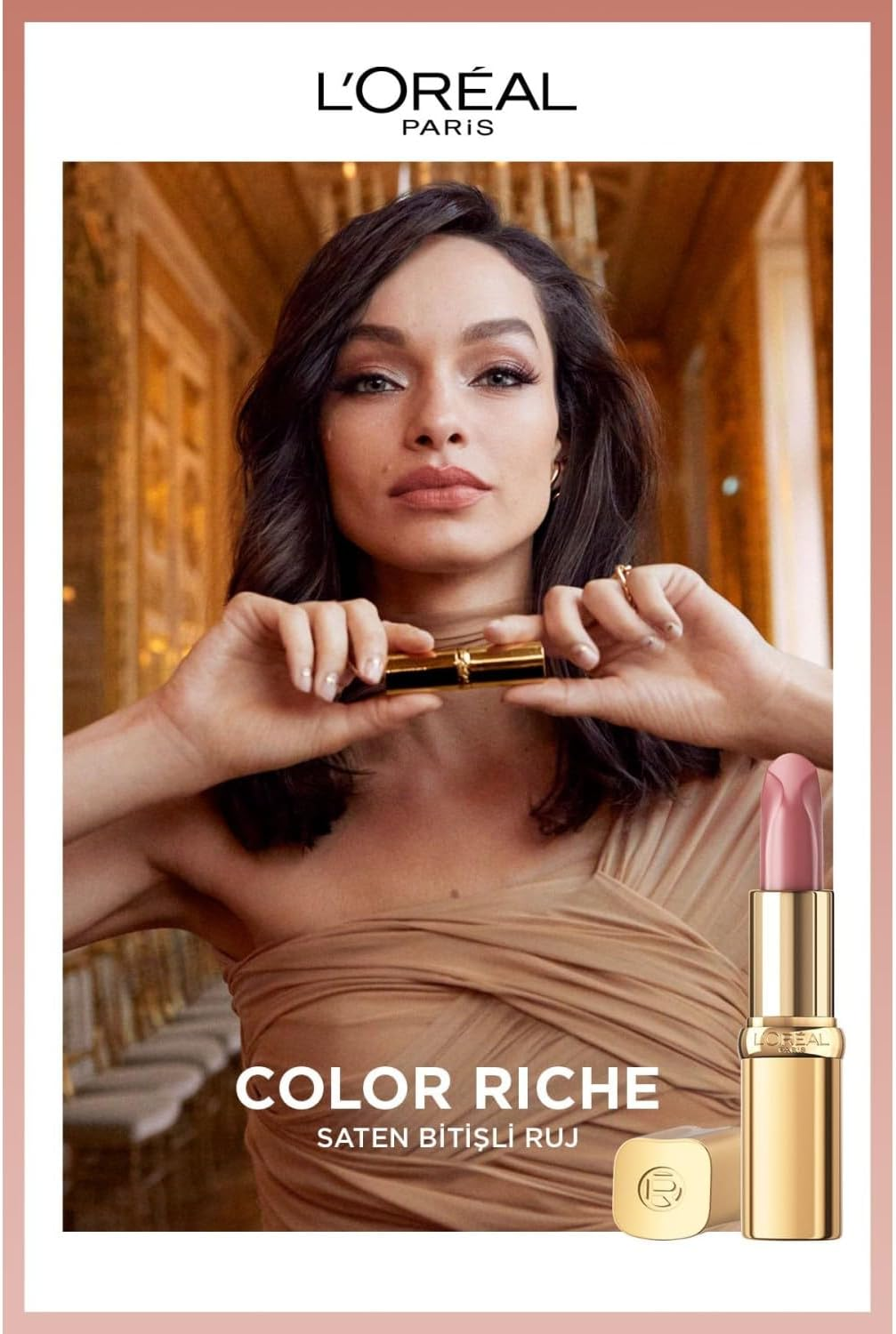 L'Or&eacute;al Paris Color Riche Satin Nudes of Worth Collection 540 Shade Unstoppable image number 4
