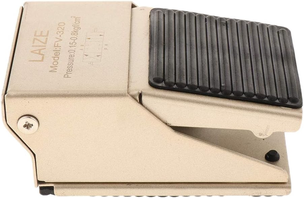 Nonslip Pneumatic Foot Pedal Valve Aluminum Alloy, FV-320 image number 3