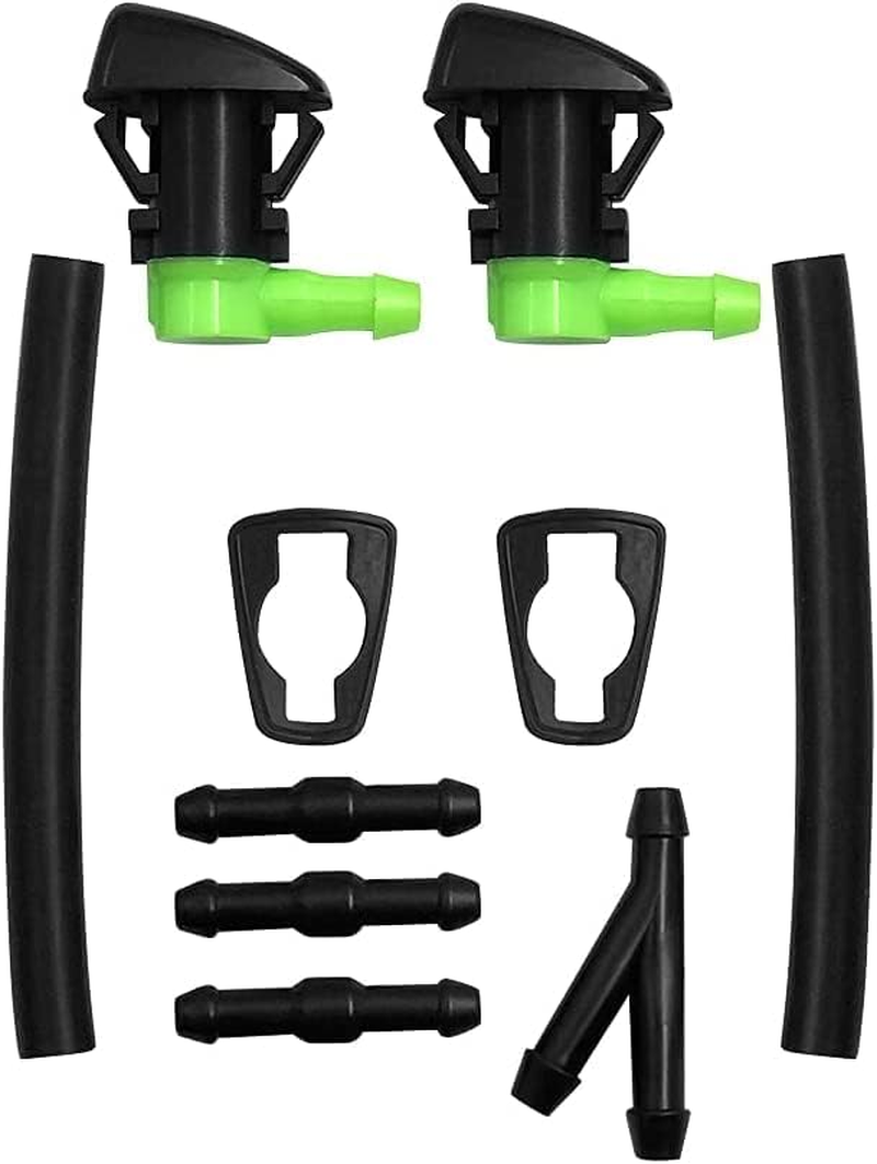 2 Pcs Adjustable Windshield Washer Nozzle Kit - Fit for Jeep Grand Cherokee 2011-2024, GMC Acadia/Buick Enclave 2007-2017, Chevy Traverse 2009-2017, Cadillac SRX 2010-2016, Wiper Fluid Spray Nozzle image number 6