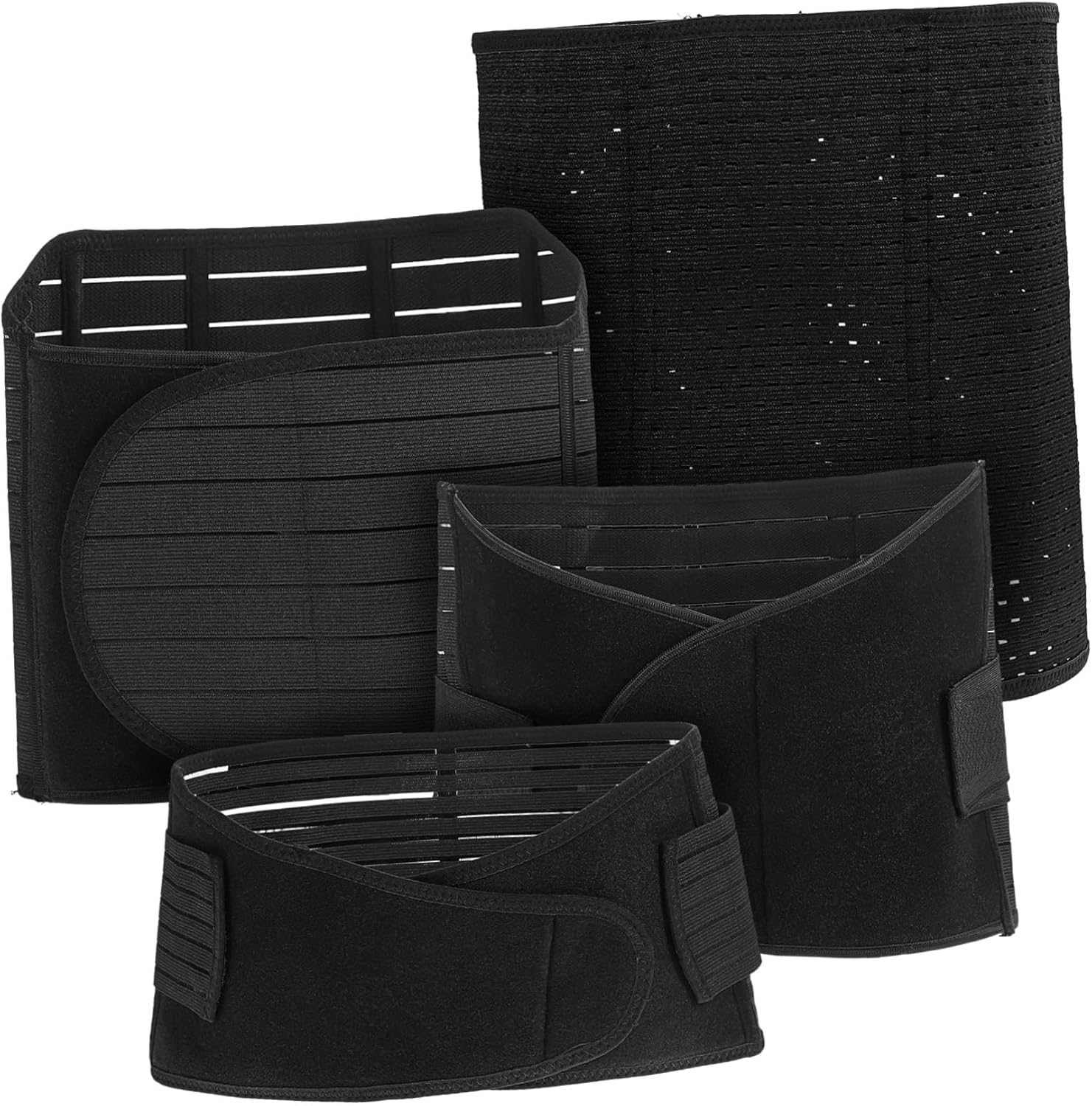 Abaodam Postpartum Girdle Waist Trimmer Wrap for Abdominal Support Compression Belly Band for Postpartum Essential for Moms image number 2