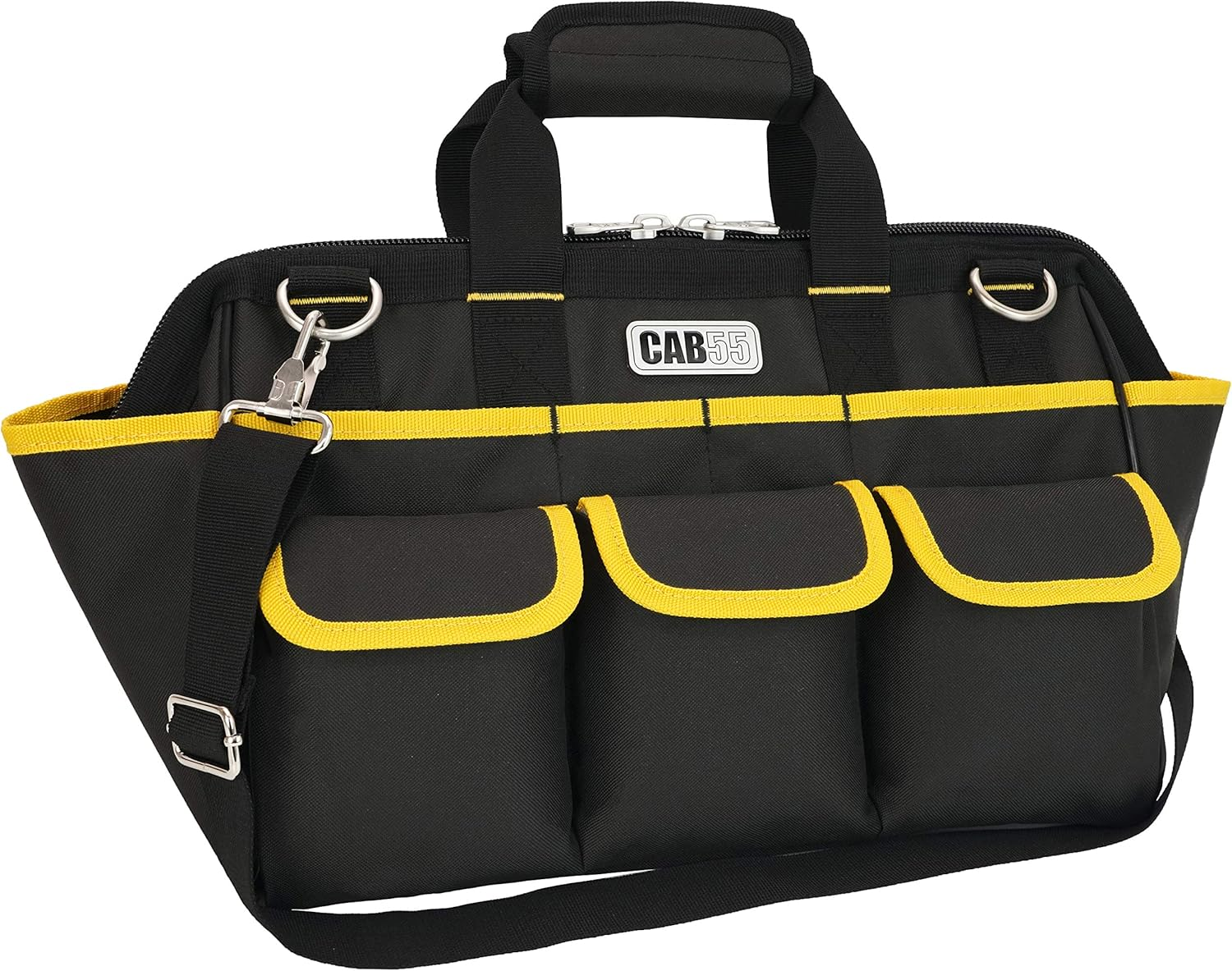 Tools Bag CAB55 16" Wide Mouth Tool Bag with Water Proof Molded Base image number 2
