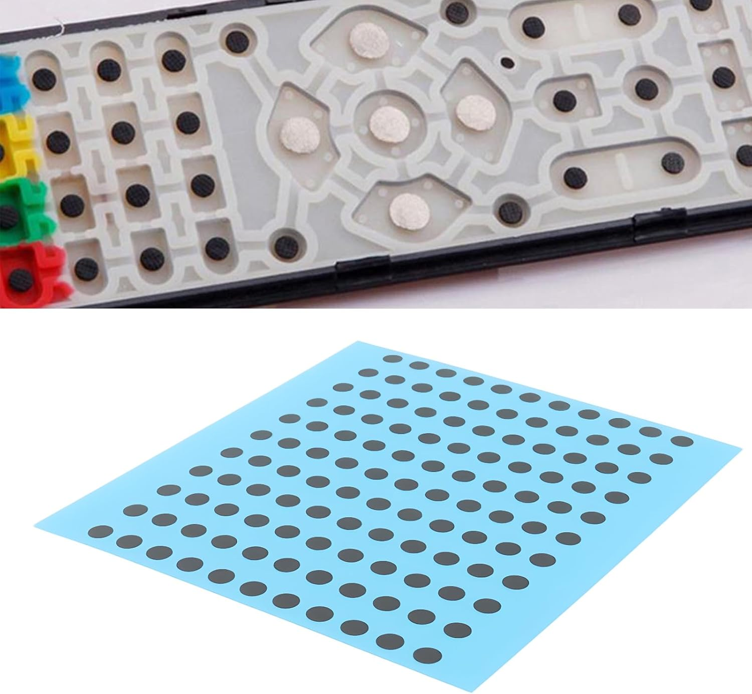 Emagtech 1 Sheet 4Mm Circular Conductive Button Pads Suitable for Restoring Functionality to Remote and Controller Buttons image number 3
