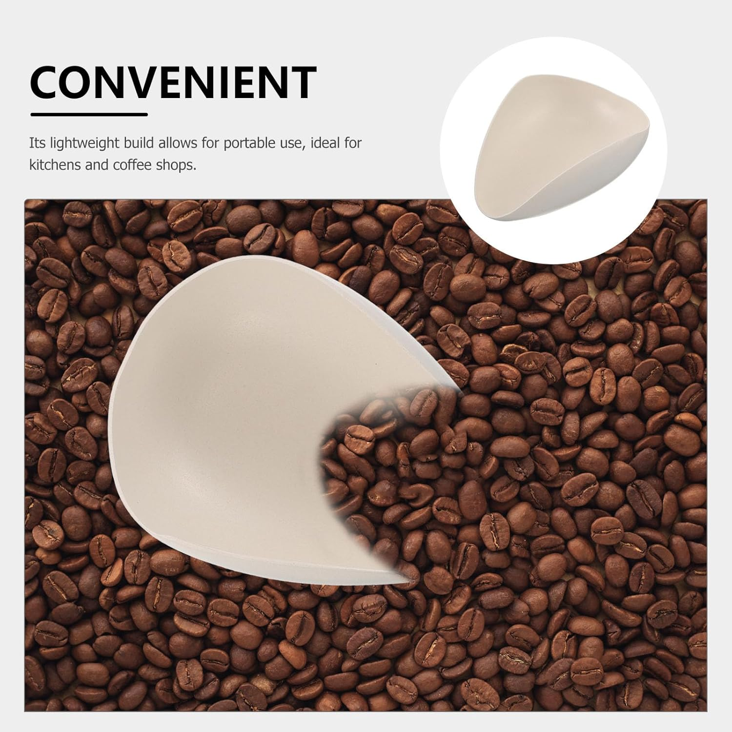 IDEANATEGRATE Coffee Bean Dosing Cup Stainless Steel Espresso Accessories Tea Presentation Vessel with Pouring Spout Measuring Tray for Nuts Powder Flour