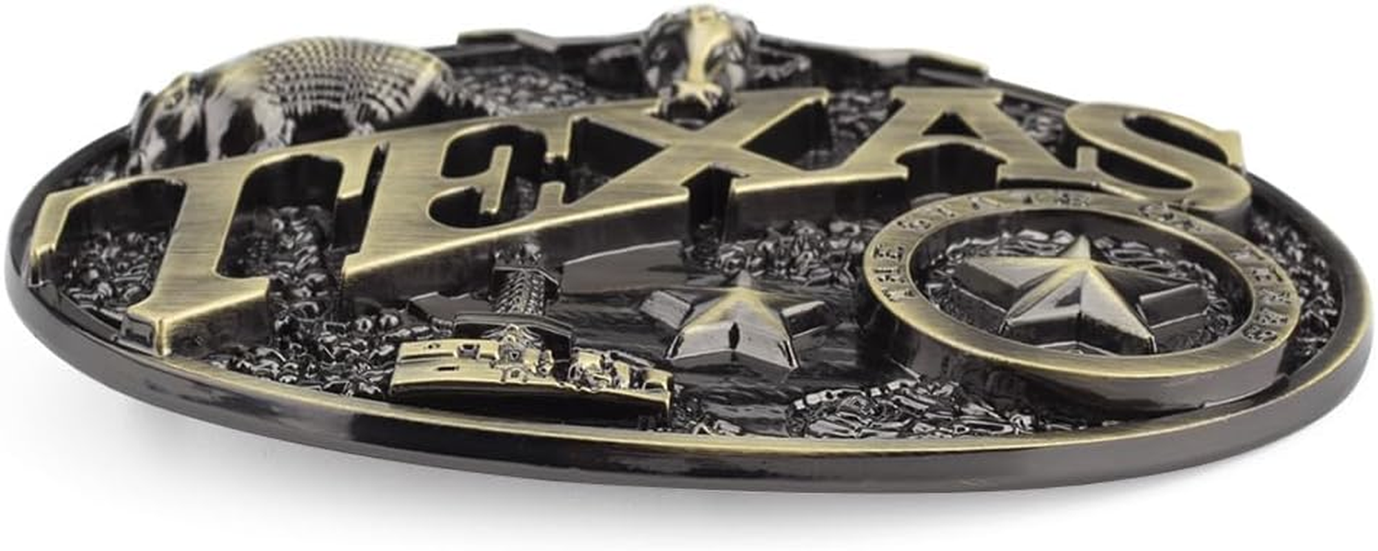 Fomissky Longhorn Texas Belt Buckle Men, Novelty Country Western Cowboy Belt Buckles Big image number 1