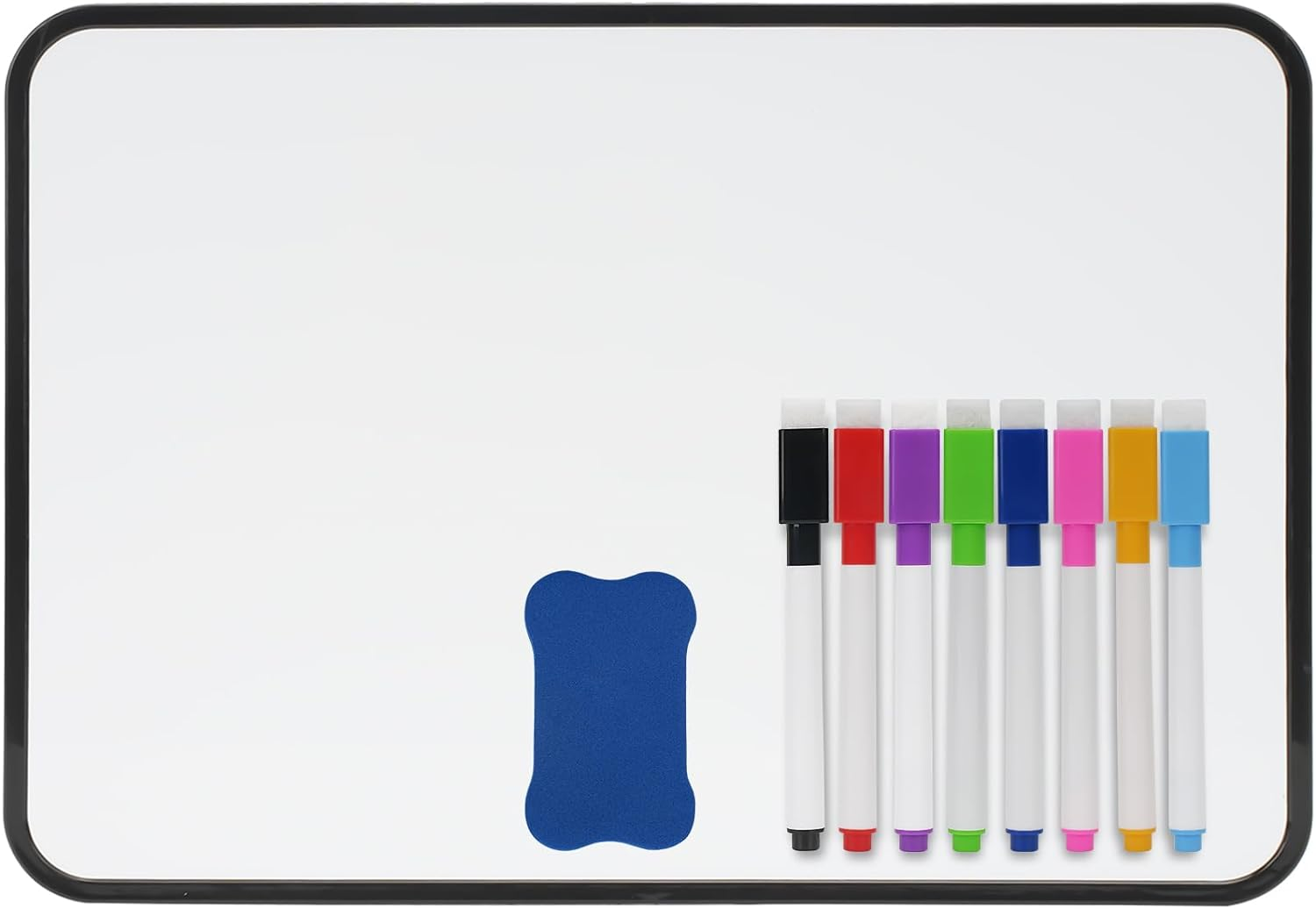 Mini Magnetic Whiteboard, 21 X 30 Cm Small Whiteboard, A4 Desktop Dry Erase Board, Portable Double-Sided Dry Erase Board for Office,School & Home