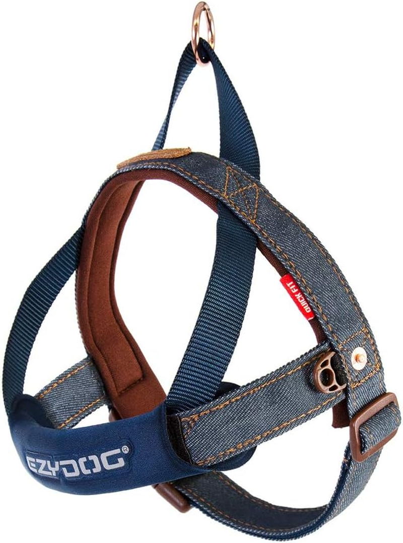 EZYDOG Quick Harness, Dog Harness, Denim, Size M image number 2