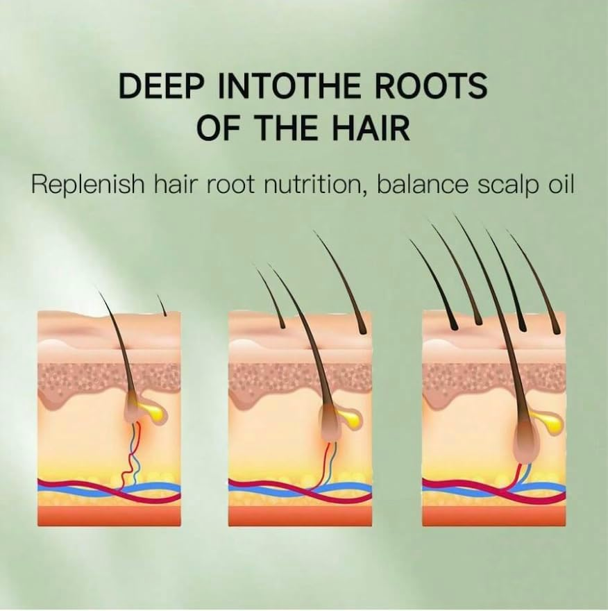 Rosemary Castor Scalp and Hair Strengthening Oil with Biotin, 60Ml image number 6