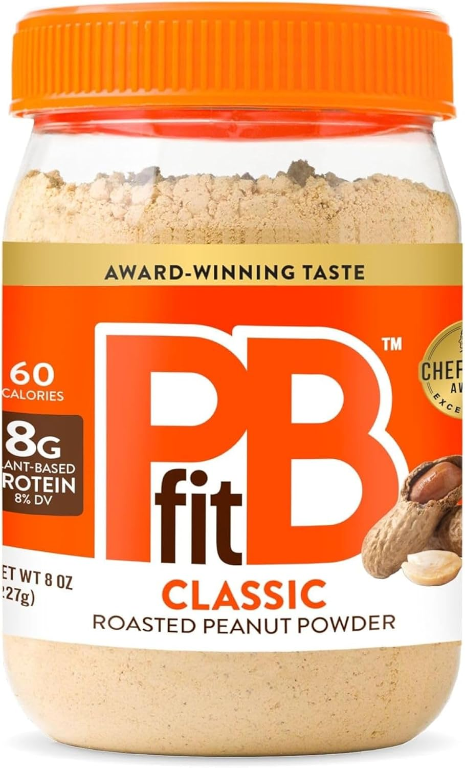 Pbfit All-Natural Peanut Butter Powder, 227G (8Oz)