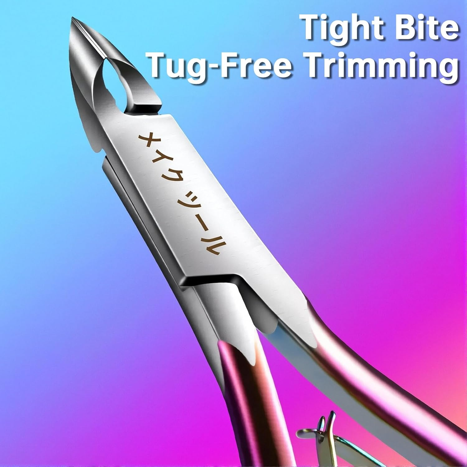 Cuticle Trimmer, Cuticle Trimmer Process Stainless Steel Cuticle Nipper, Salon Quality Manicure & Pedicure Tool for Fingernails and Toenails image number 5