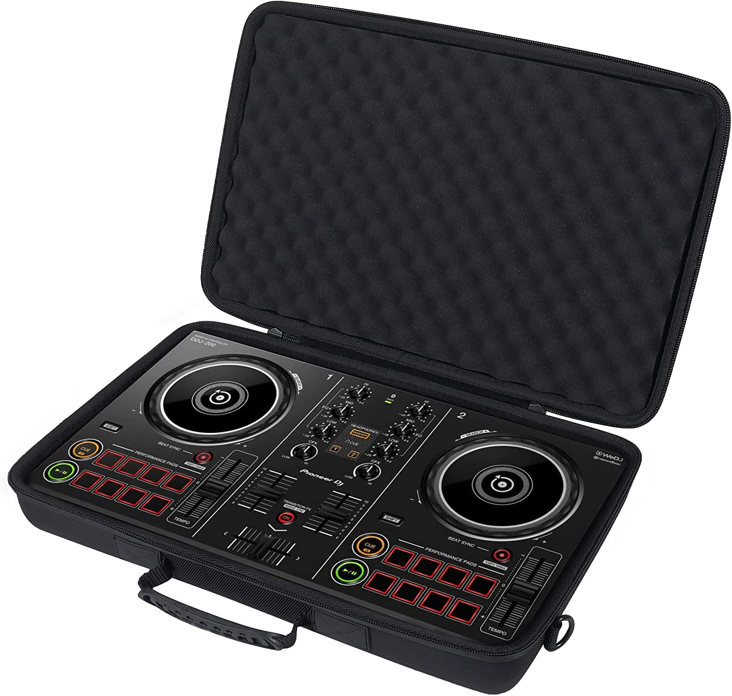 Khanka Hard Travel Case Replacement for Pioneer PRO DJ (DDJ-200) Pioneer Smart DJ Controller image number 4
