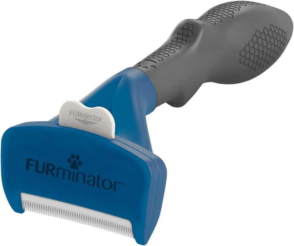 (Amazon.Co.Jp Exclusive) Faminator Medium Dogs Medium Short Hair Pet Brush Veterinarian Supervised Hairball (Telophysis) Prevention for Hair Ball (Teplosis) Gentle on the Skin, Removes Hair Loss Easily by Pressing a Button, Grooming Brush, Skin Care, Heatstroke Prevention image number 4
