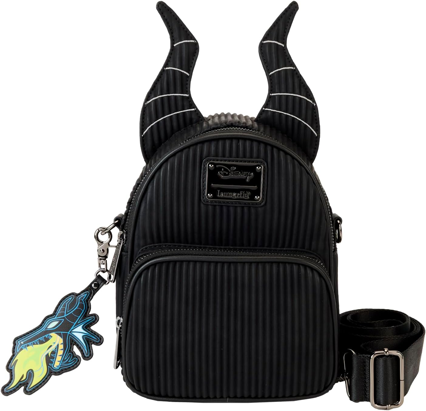 Loungefly Disney Villains Malificent Convertible Mini Backpack, Multi, Mini