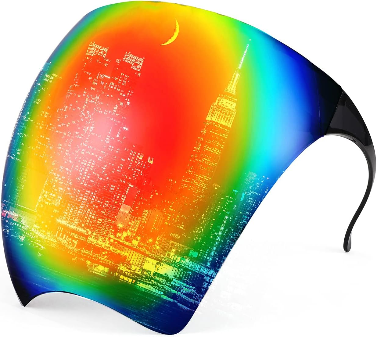 FEISEDY Full Cover Face Visor Protective Glasses Mirror Shield Sunglasses anti Fog B2781 image number 2