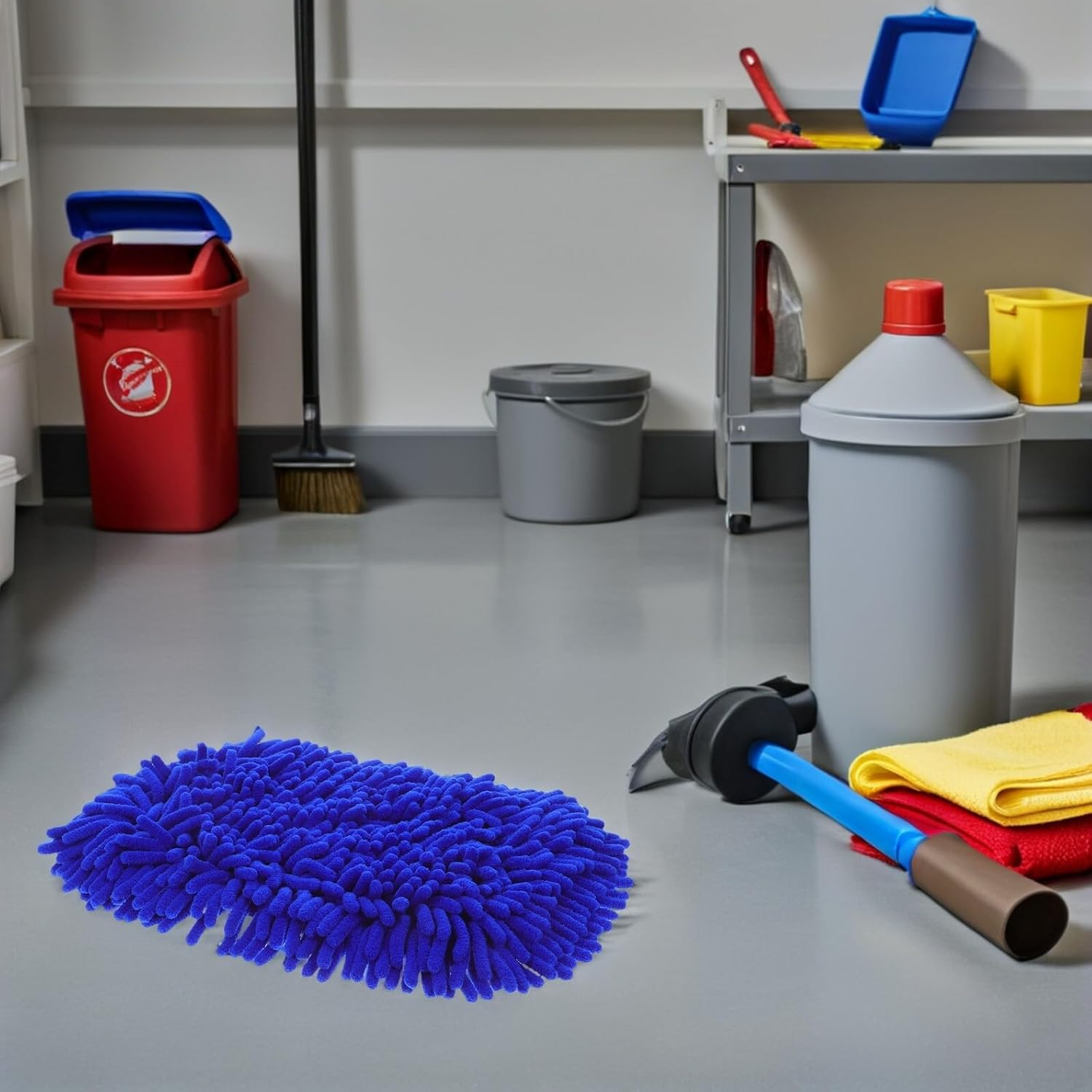 HOODANCOS 2Pcs Chenille Microfiber Car Wash Mop Replacement Head Soft Brush Covers for Auto Cleaning Equipment Safe Paint Protection Easy Installation Multipurpose Use image number 3