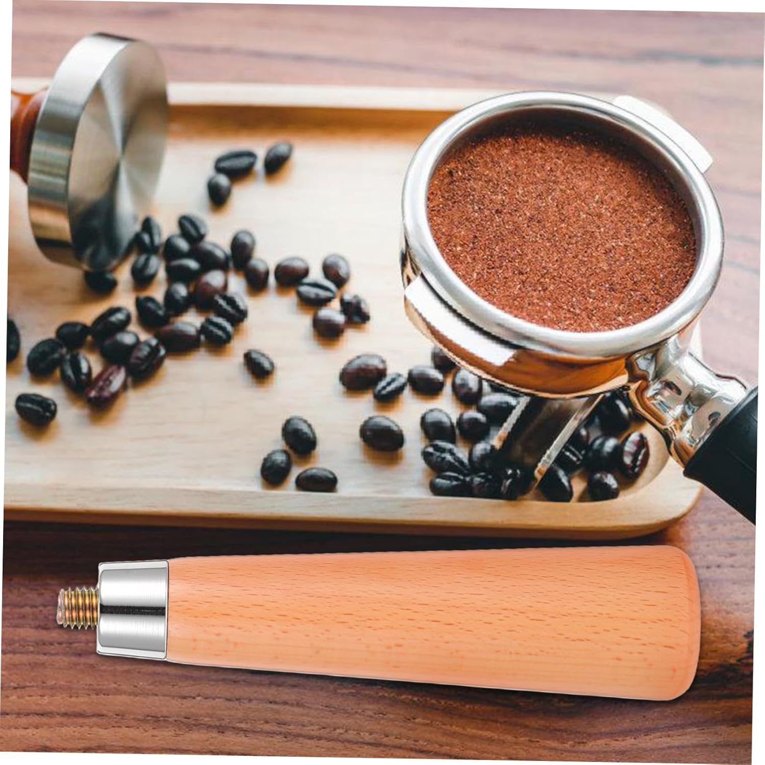 JECOMPRIS Handle for Espresso Bottomless Portafilter Machine Handle Replacement Coffee Accessories for Home Coffee Bar image number 3