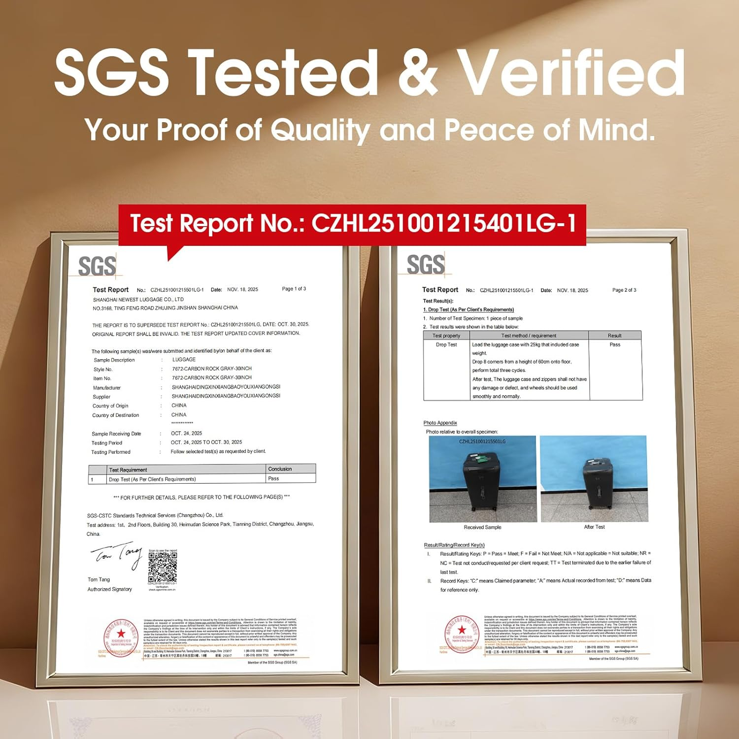 LIGHTGO Series 20/28/30 Inch Aerospace-Grade Hardshell Luggage &ndash; Max Capacity with Dual-Brake Silent Wheels (Red, 20Inch) image number 4