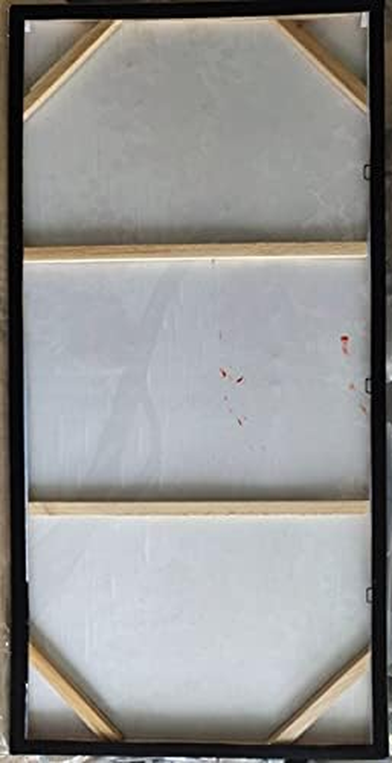 Framed Oil Painting,Hand Painted Modern Abstract Textured Big Wall Paintings,Can Be Hung Home Decoration Large Canvas Wall Art,Colorful Tree (80 X 40 Cm) image number 4