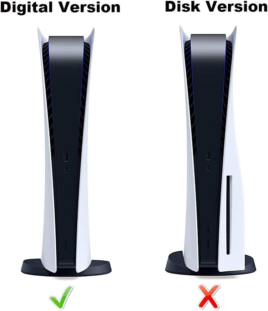 Full Body Vinyl Decal Cover for PS5 Digital Edition Console & Controllers - Colorful Galaxy - Purple Cloud For Disk Version image number 2