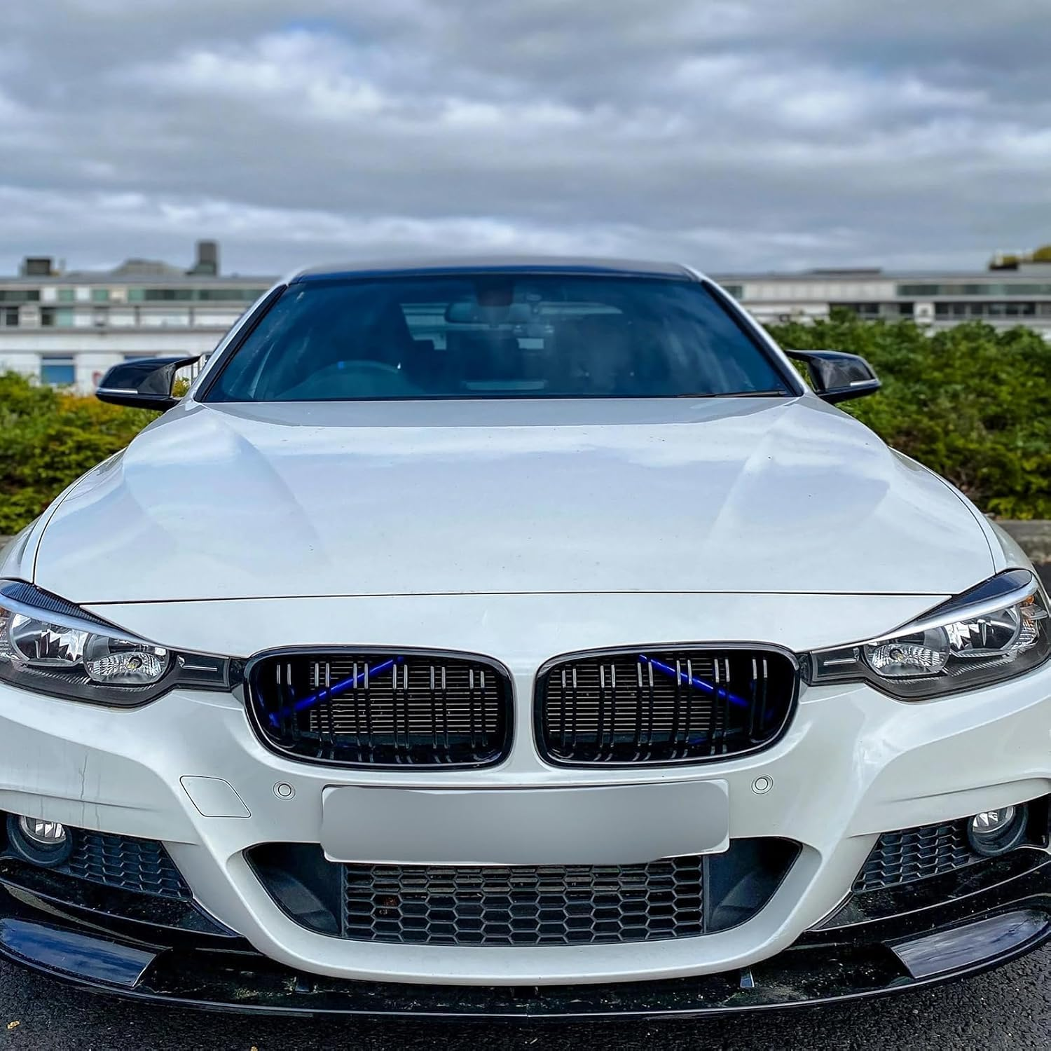 Grill Stripes for BMW 1 3 4 5 7 Series Accessories F20 F21 F22 F30 F31 F35 G11 G12 G14 G30 G31 Grille Insert Trim Covers (Blue) - Red image number 7