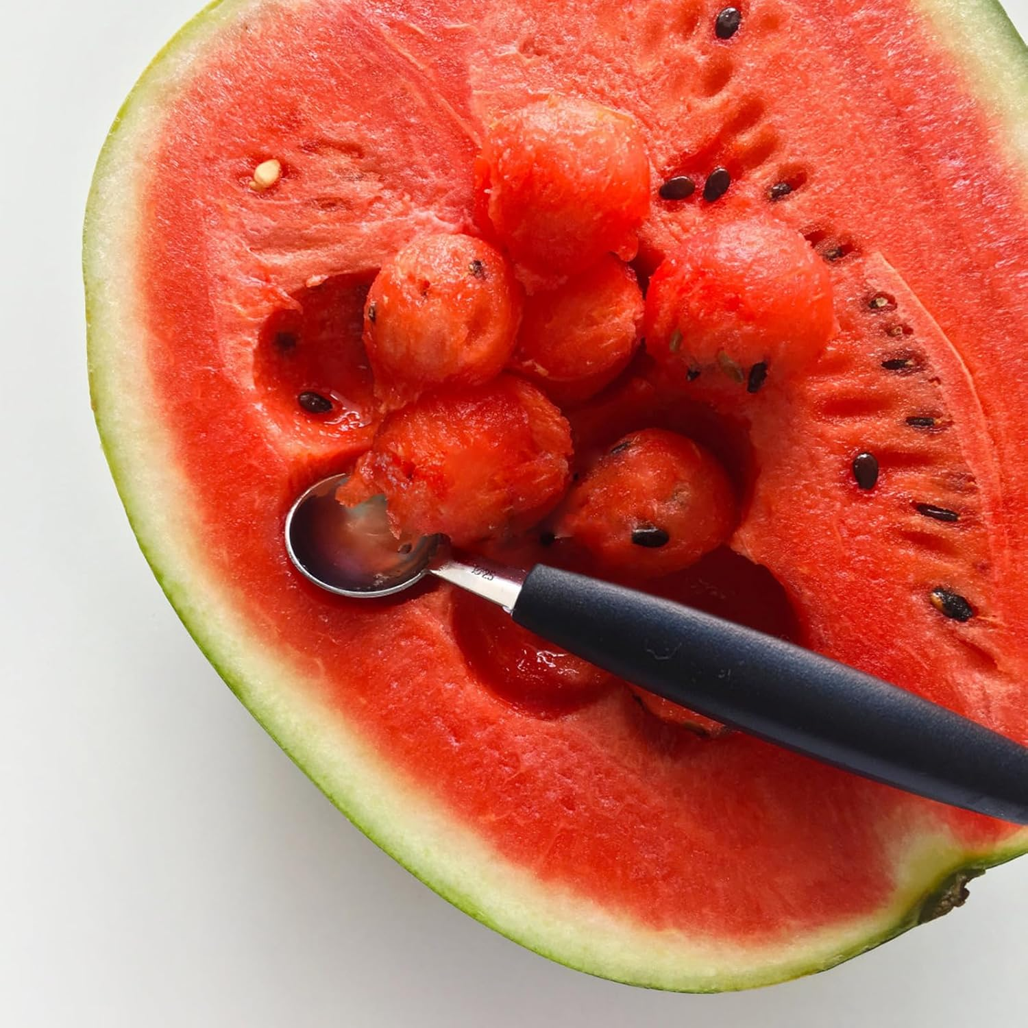 YLSZHYR 7Pcs Melon Baller Scoop Set, Stainless Steel Baller Scoop,Stainless Steel Melon Ballers Melon Scoop for Cutting and Scooping Fruit Melons Cake Scoop Cake Press Mold Spoon