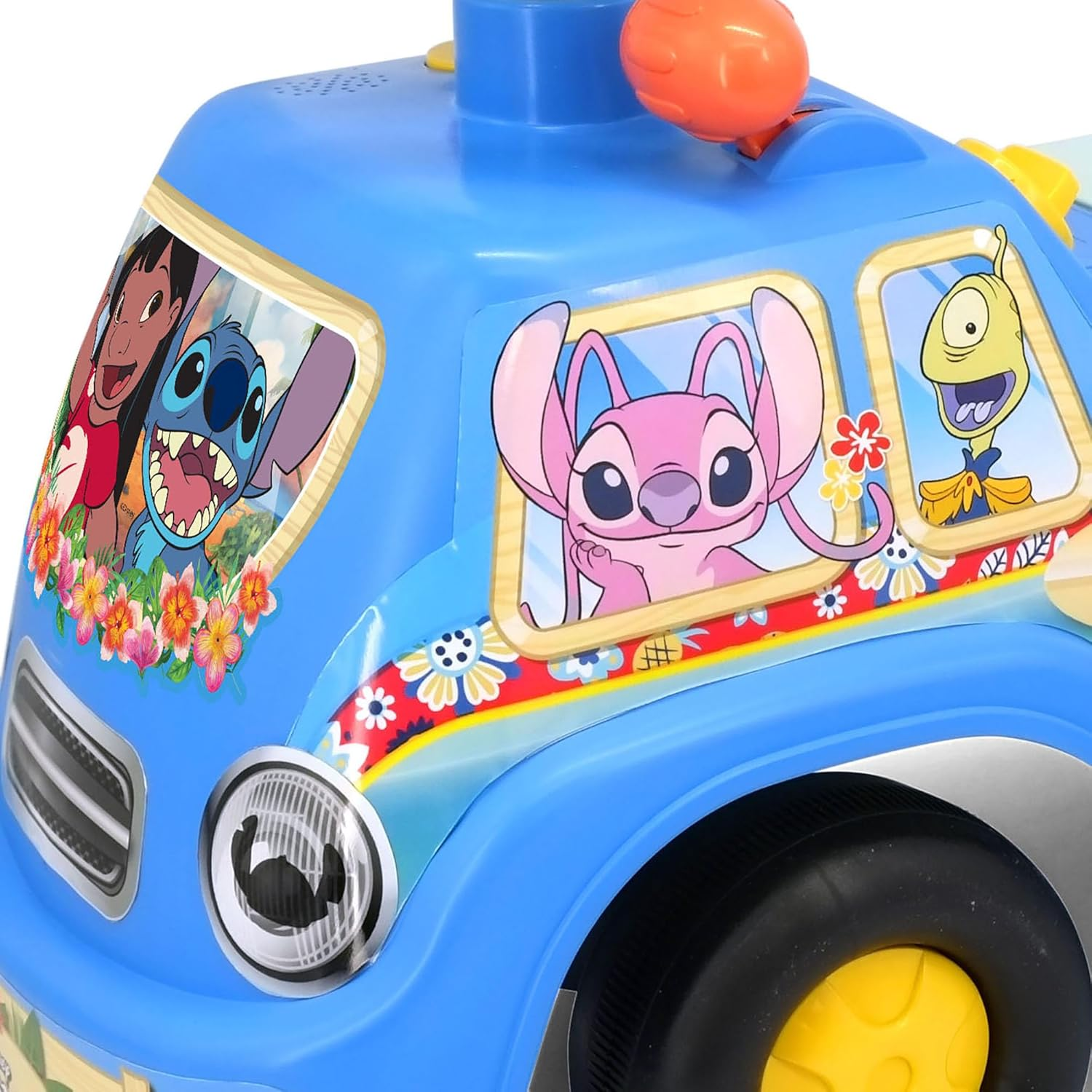 Kiddieland: My First Ride-On: Stitch - Disney Lights & Sounds Foot-To-Floor Vehicle, Interactive Dashboard, Storage Seat, Kids & Toddlers Ages 12-36Mo image number 1