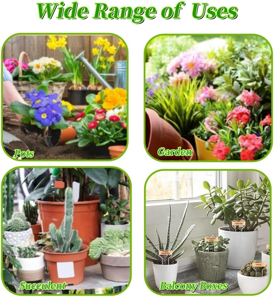 Copper Plant Tags, 10 Cm Garden Markers, 60 Pack with 2 Permanent Pens, Waterproof Metal Labels image number 4