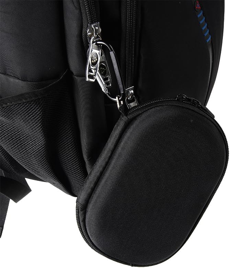 JOYSOG Clip 5 Case, Hard Travel Protective Case for JBL Clip 5 Portable Mini Bluetooth Speaker Cover Case with Carabiner&Strap (All Black) image number 2