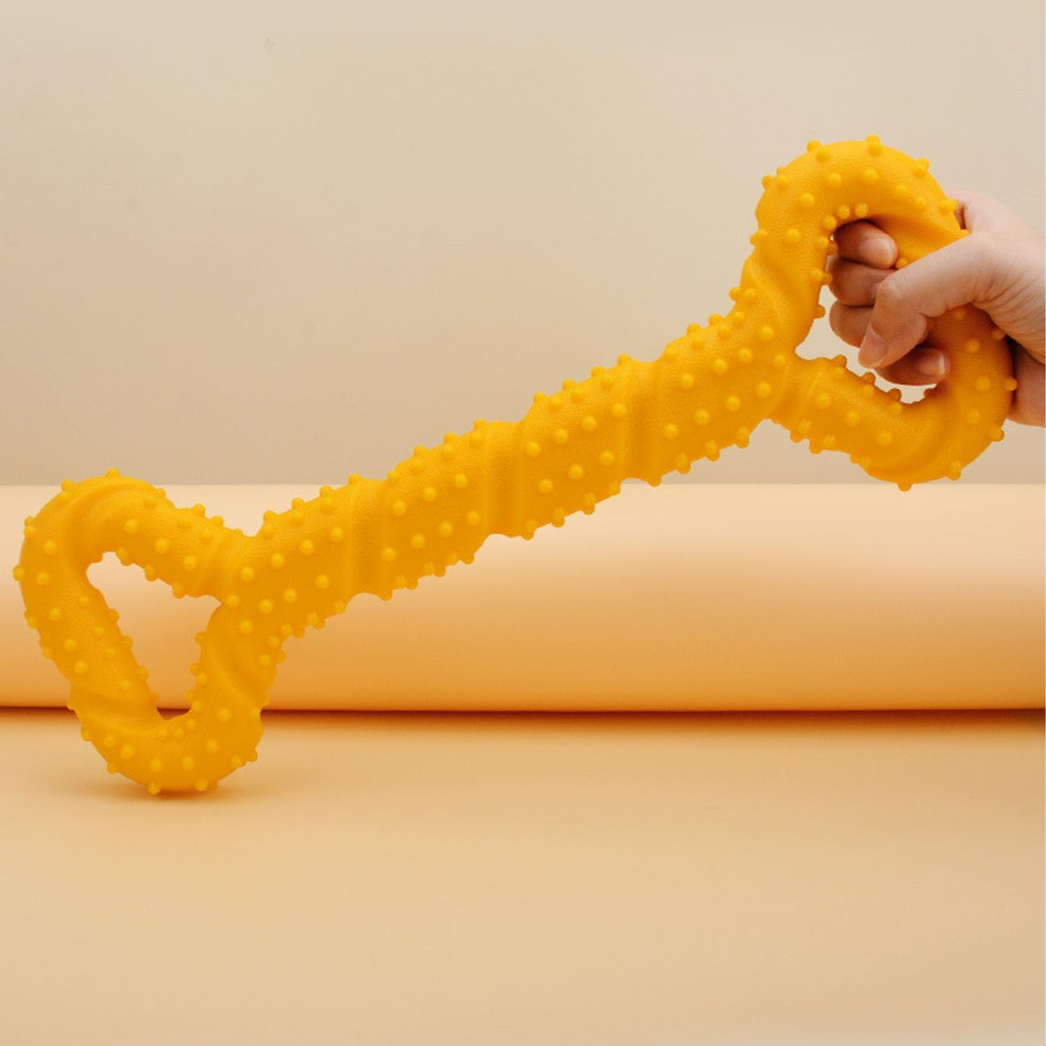 Dog Chew Toy for Large Dogs, Indestructible Bone for Aggressive Chewers, Teething Bone Toy, Dog Bone Toy, Dental Health & Teething Relief, (Yellow) image number 3