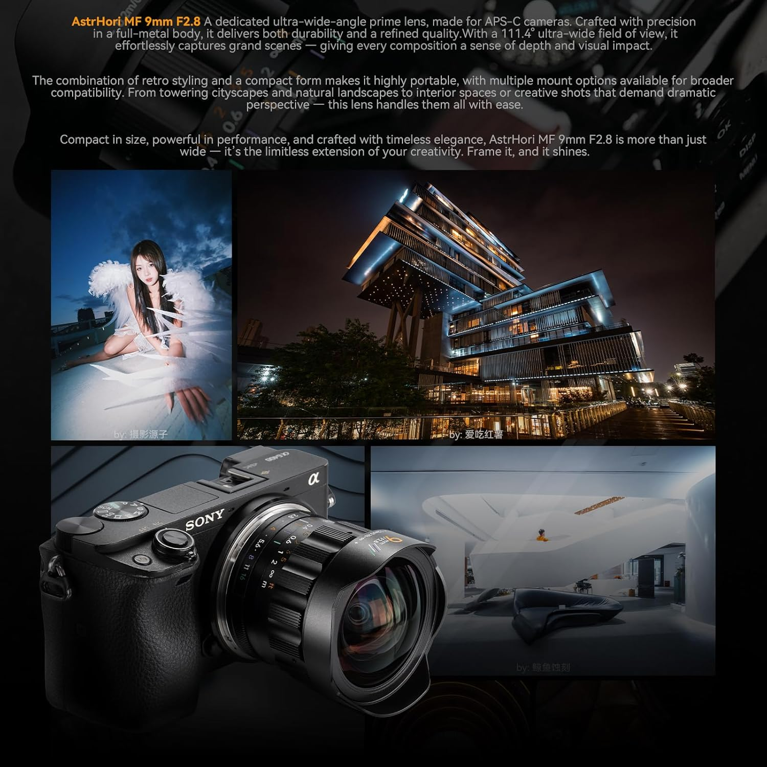 Astrhori 9Mm F2.8 APS-C Ultra Wide Angle Lens Compatible with Olympus and Panasonic Micro Four Thirds MFT M4/3 Cameras image number 6