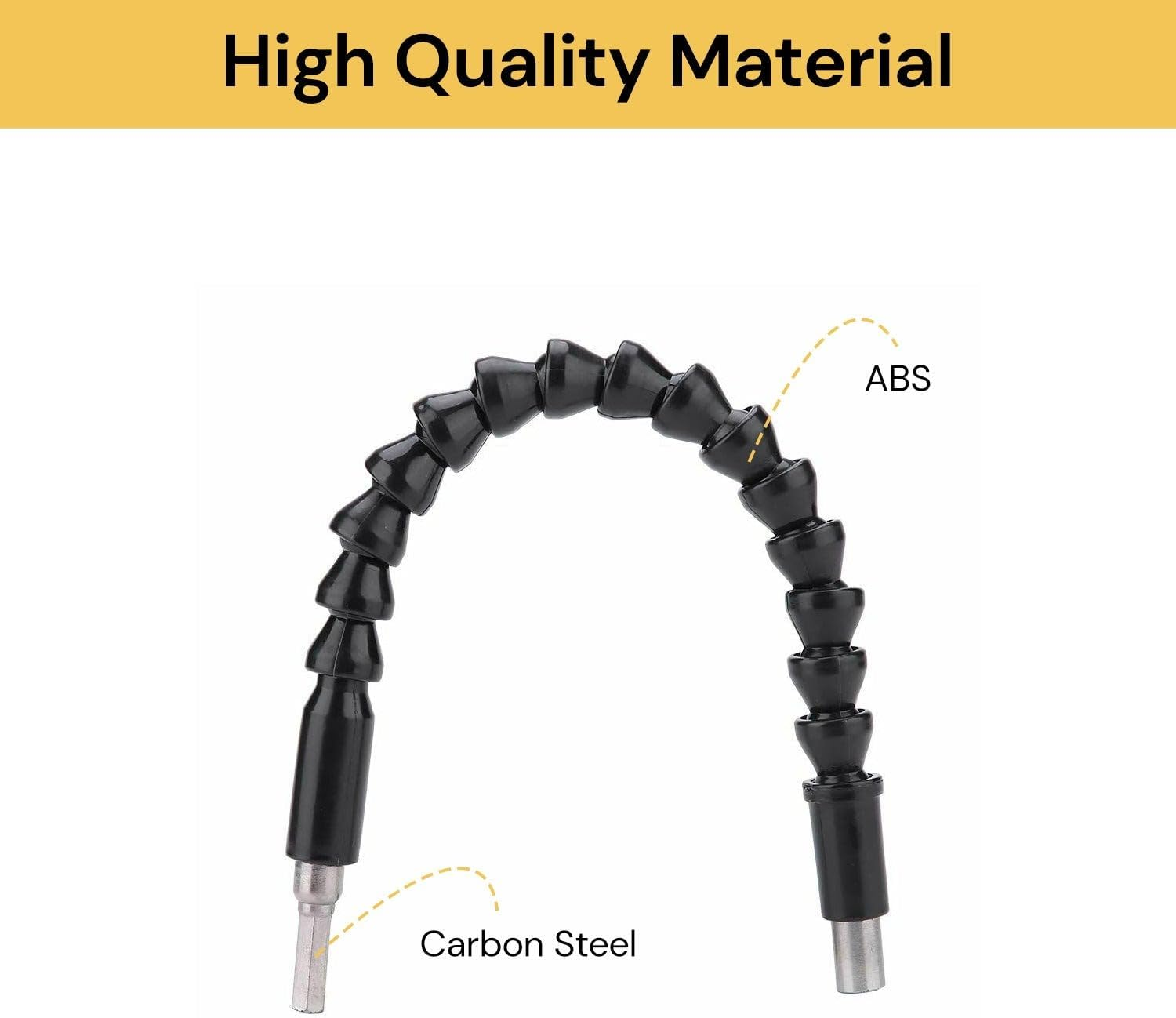 Spendeal Flexible Drill Bit Extension Hex Soft Shaft, Flexible Screwdriver Extension for Connect Drive Shaft Tip Drill Bit Kit Adaptor