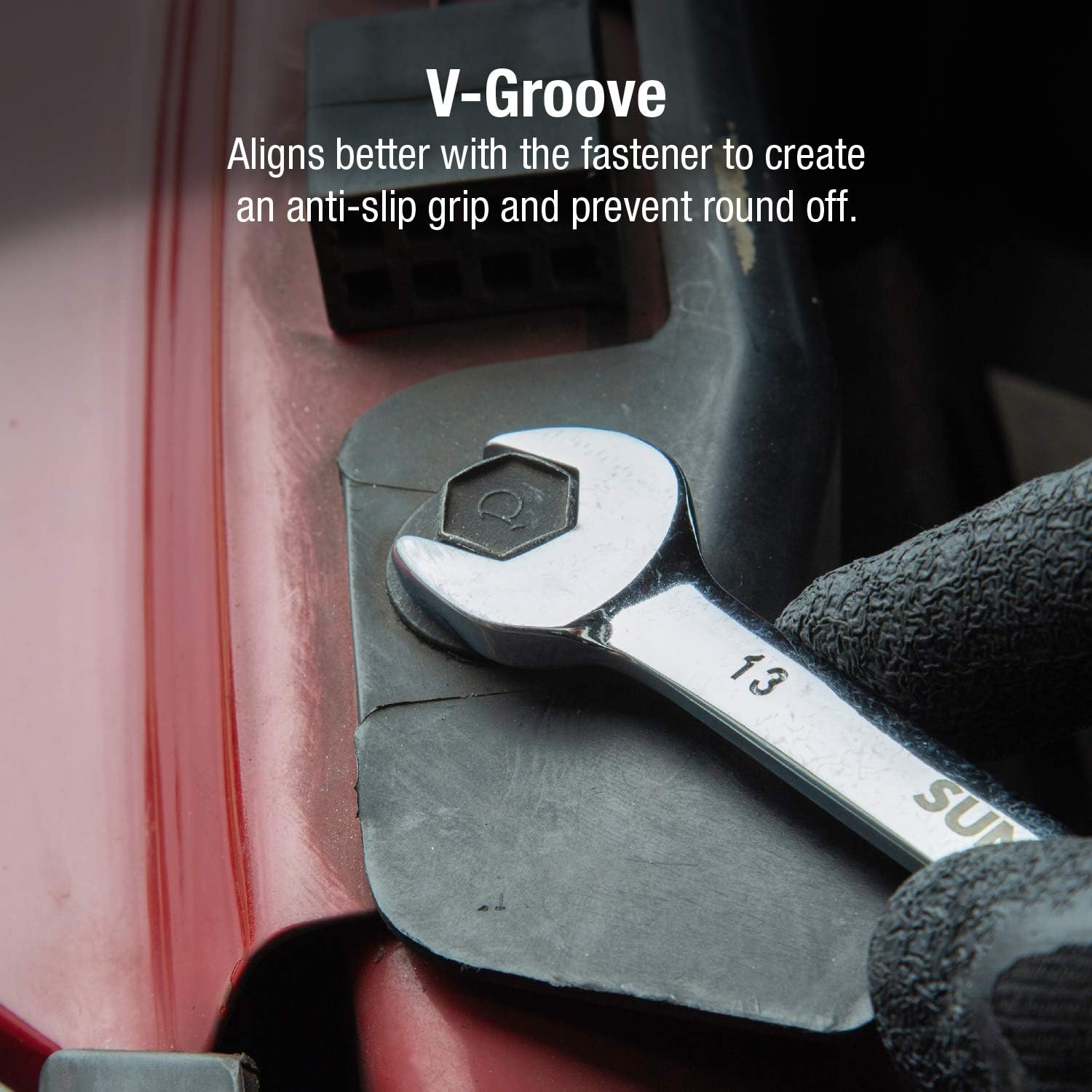 Sunex 9914M Metric Angle Wrench Set, Fully Polished, 6Mm - 19Mm, 14-Piece image number 2