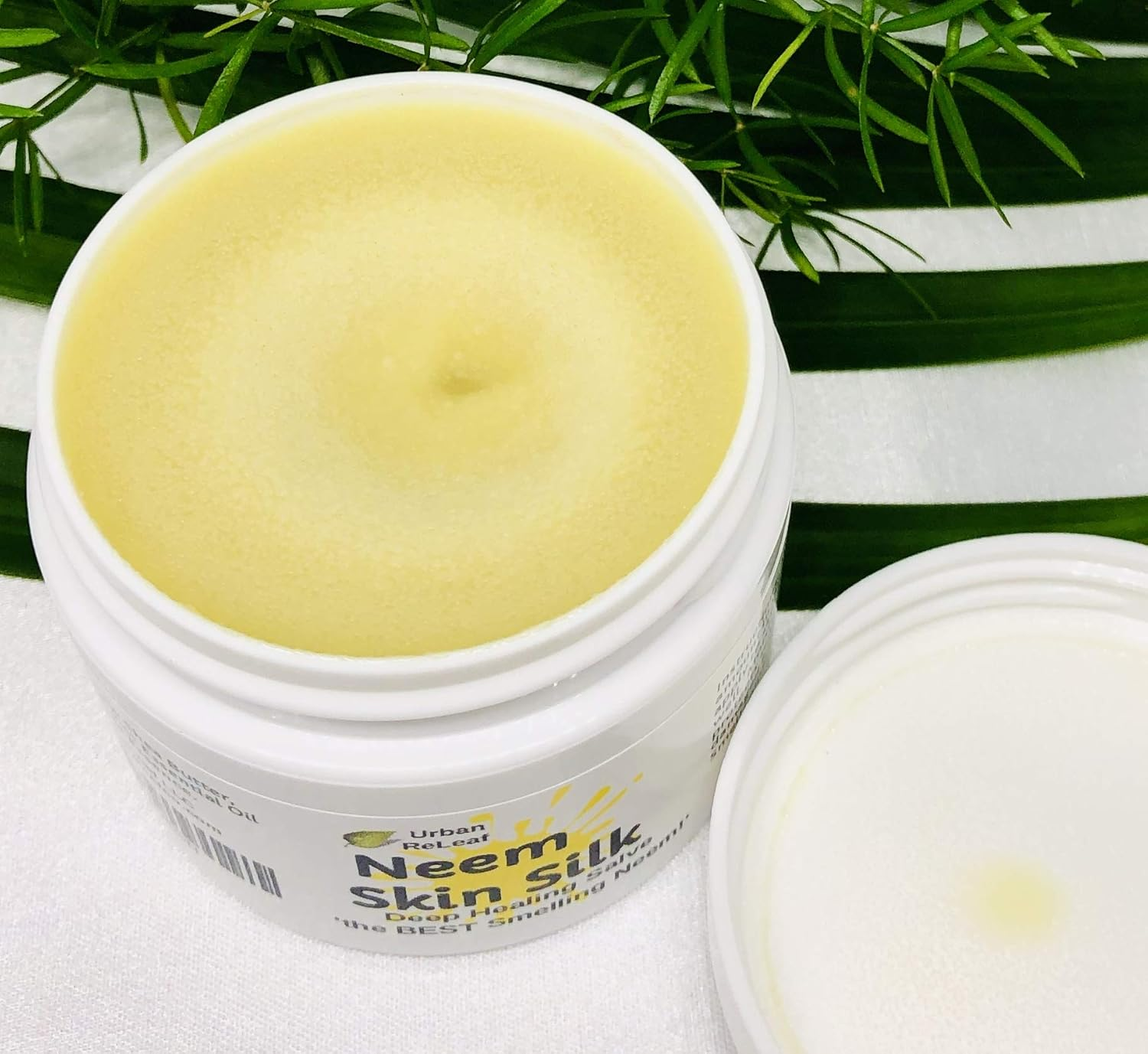 NEEM SKIN SILK Restoring 100 NATURAL Ayurveda Balm. Soothing to Body & Soul. 60Ml Cream Healing Lotion Relief Gentle Repairs Dry Skin Vegan. Vitamins Rejuvenate. Feed Your Skin... Rub It in Organic Shea Butter, Coconut & Olive Oil, Soywax, Organic .. image number 4