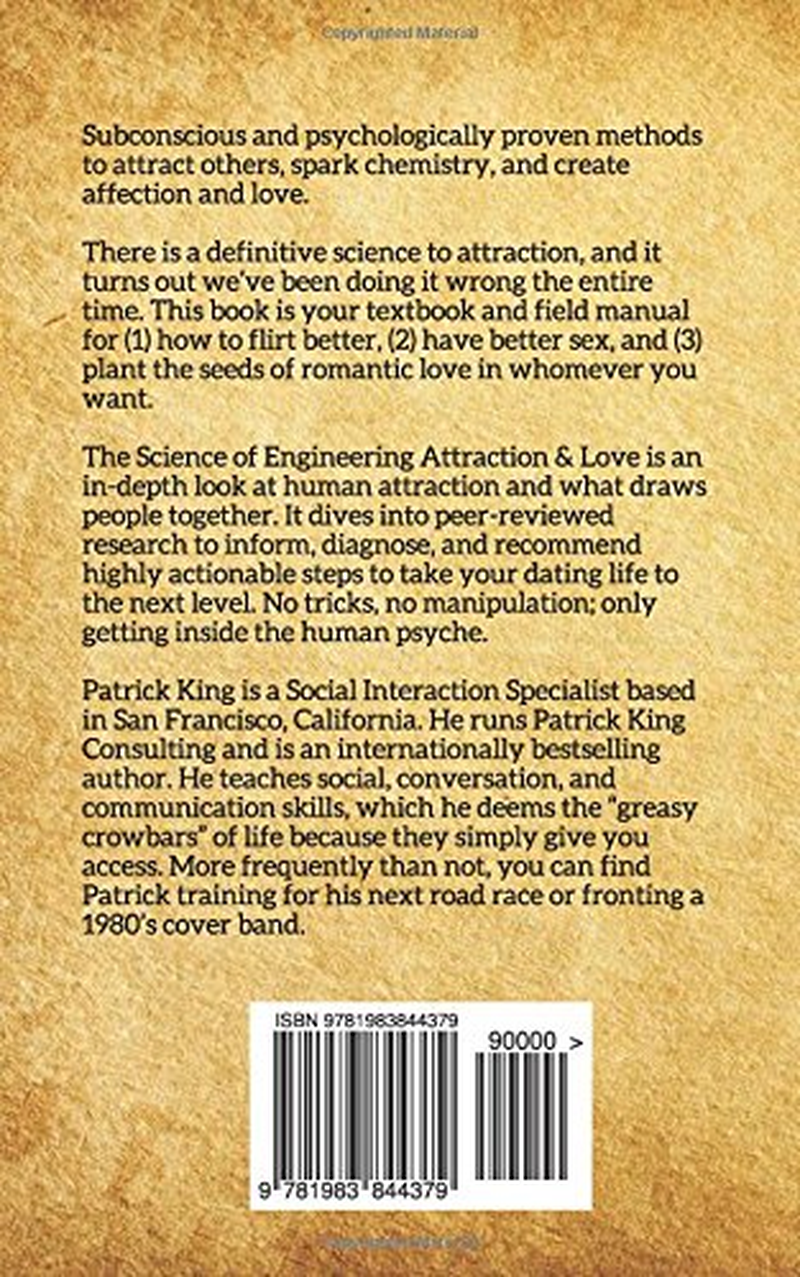 The Science of Engineering Attraction & Love: Flirt, Date, and Mate Using Human Psychology image number 1