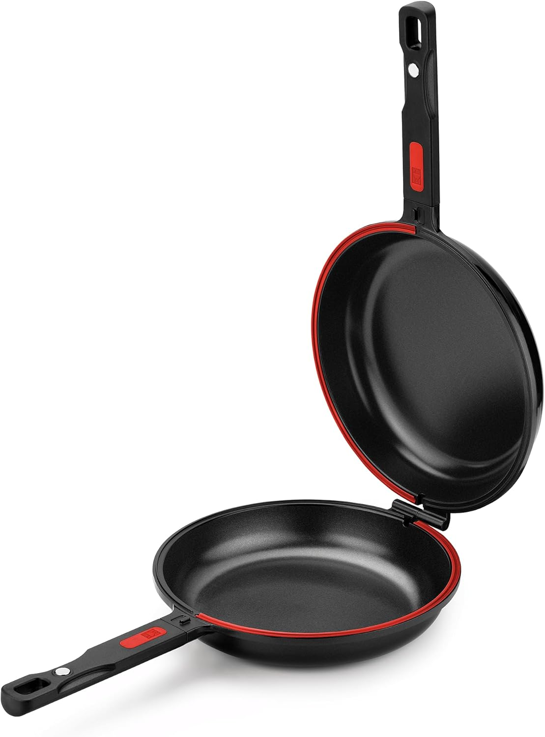 BRA Dupla Premiere - Double Pan for Potato Omelettes, Diameter 24 Cm, Cast Aluminium, Triple Layer Non-Stick Coating, 100% Pfoa-Free, Suitable for All Hob Types image number 4