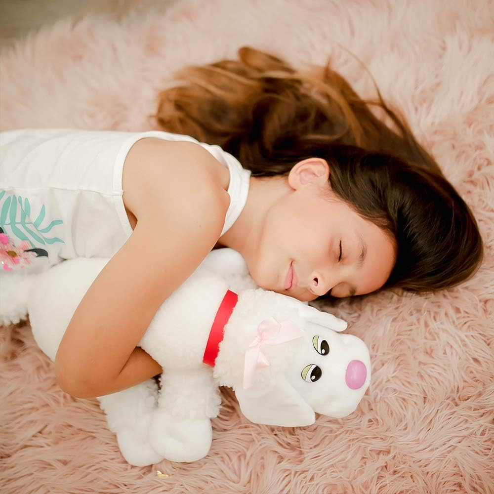 Pound Puppies Classic Stuffed Animal Plush Toy - Great Girls & Boys - 17" - White Poodle (Amazon Exclusive) image number 5